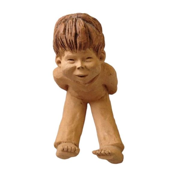 Vintage 60's-70's Era Lee Bortin Originals Clay Figurine Collectible - Picture 1 of 11